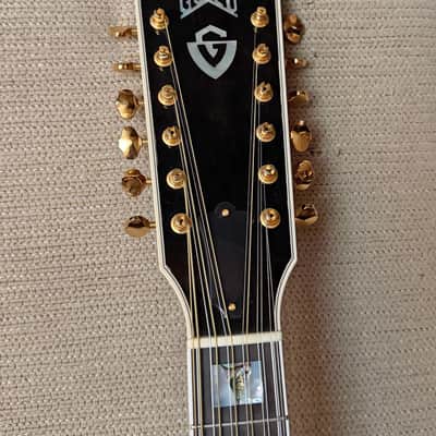 Guild USA F-512 Rosewood Jumbo 12-String Acoustic-Electric Natural 2010 w/ OHSC image 4