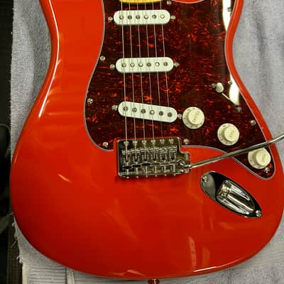 Fender  Stratocaster Partscaster 1955 Frampton Strat Recreation- Fiesta Red image 11