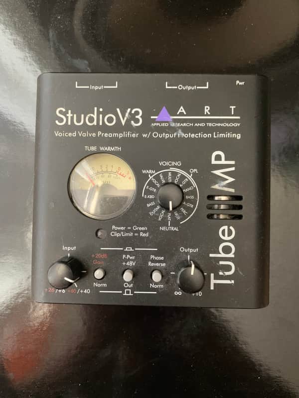 ART Tube MP Studio V3 Tube Microphone Preamp 2010 - Present - Black image 1