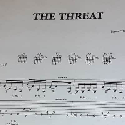 SKID ROW - SLAVE TO THE GRIND - GUITAR TAB BOOK - TABLATURE SONGBOOK ACCEPTABLE image 4