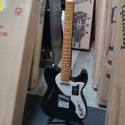 Fender Vintera II '60s Telecaster Thinline with Maple Fretboard 2023 in Black On Sale 7/3-7/6! image 2