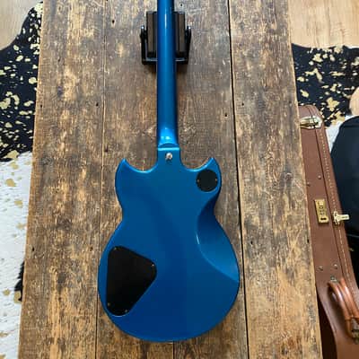 Vintage 1982 Japanese Yamaha SG800s Factory Metallic Blue w/ Vintage Leatherette Case image 17