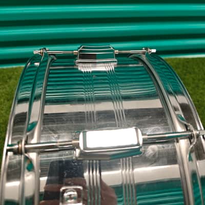⚡TAMA Swingstar 14"X6.5" Chrome Steel Snare Drum Made in Japan*NEW HEADS* image 12