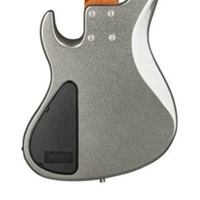 Sadowsky MetroExpress 24-Fret Modern Bass, Morado Fingerboard, 5-String - Solid Silver Metallic High Polish image 10