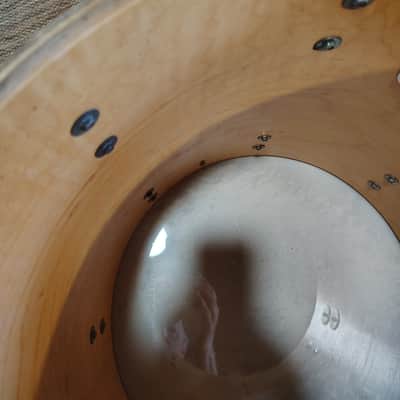 Ludwig Maple 🍁 16x16 Floor Tom 1970's - Black Wrap image 16