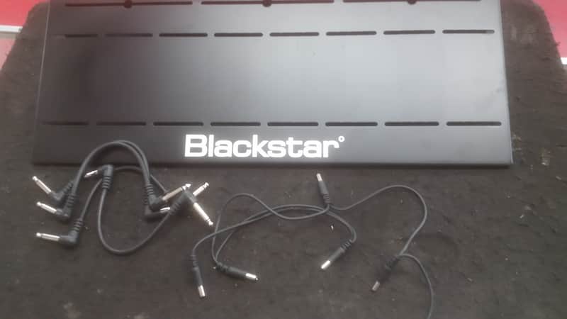 Blackstar Pedal Board With Pig Tail And Cables  2000's Black image 1