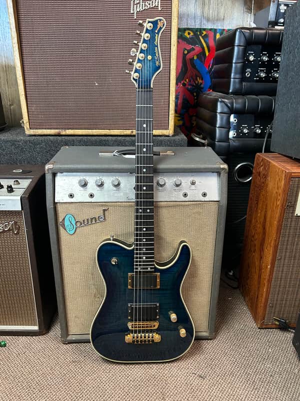 Valley Arts M Series Limited Telecaster - Trans Blue | Reverb