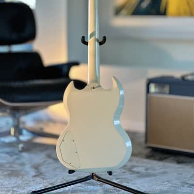 Gibson Les Paul (SG) Custom with Sideways Vibrola 1961- White image 2