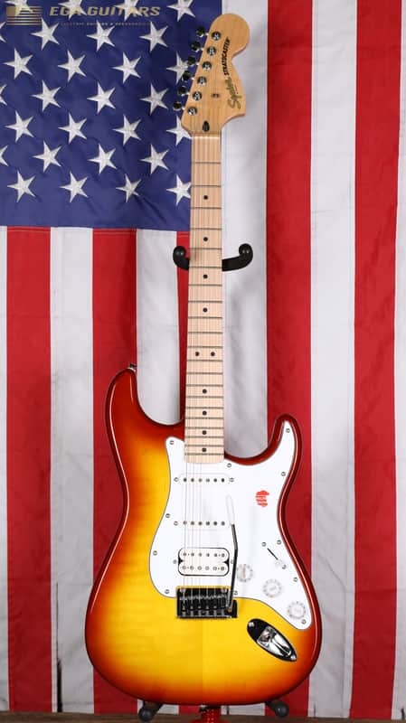 Squier Affinity Stratocaster FMT HSS - Sienna Sunburst image 1