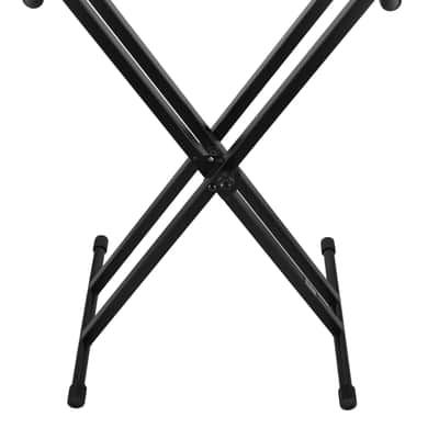 On-Stage KS91-SA Double-X Adjustable Keyboard Stand w/Nonslip Arm Sleeves image 2