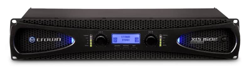 Crown Audio XLS 1502 Two-Channel, 525 Watts @ 4-Ohms Stereo Power Amplifier (MINT) image 1
