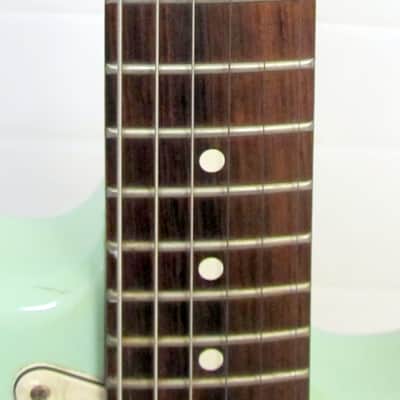 Used Fender Limited Edition Tom DeLonge Signature Stratocaster Surf Green See Photos and Description VGC image 12