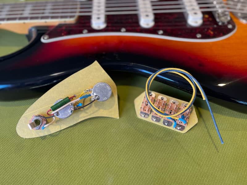 Squier Bass VI Wiring Harness - Also Fits Fender Japan Bass VI - CTS / Switchcraft - Made to Order image 1