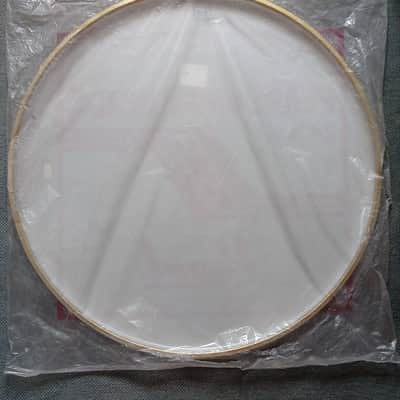 Pearl Vintage 80s WA medium 24 " bass drum head MIJ 80s - White image 2