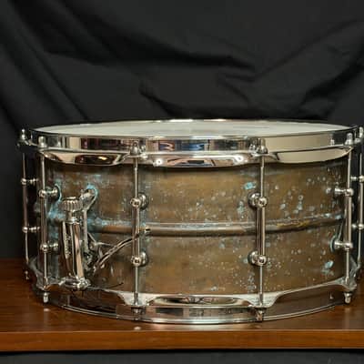 Ludwig LC663T Copper Phonic 6.5x14" 10-Lug Snare Drum with Tube Lugs 2016 - Present - Raw Copper image 5