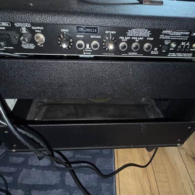 Fender Pro Reverb amp 1x12 Jensn Speaker 2002 - Black image 7