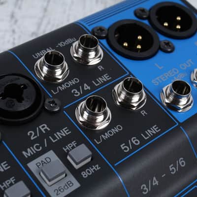 Yamaha MG06 Mixer 6 Channel Mixing Console 6 Input Compact Stereo Mixer MG image 9