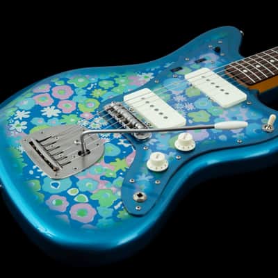 Fender MIJ Traditional 60's Jazzmaster Blue Flower image 10