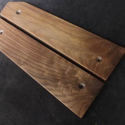 Korg Microkorg Synthesizer Wooden Ends Side Panels Walnut Wood image 1