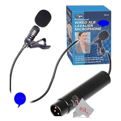 Zoom H6essential 6-Track 32-Bit Float Portable Audio Recorder + Vidpro Professional Wired XLR Lavalier Microphone XM-L2 for Pro Audio Equipment with XLR Input image 7