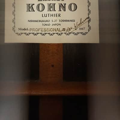 Masaru Kohno Professional-R 1987 Indian Rosewood image 9