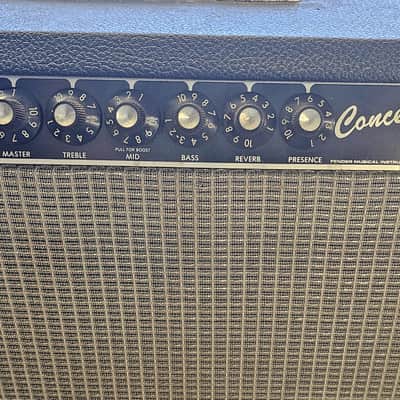 Fender Concert 2x10" Guitar Amp Combo 1980s - black image 9