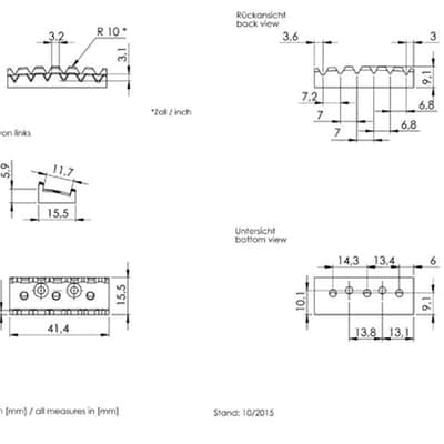 Locking Nut R2 Floyd Rose Original Schaller Black image 5