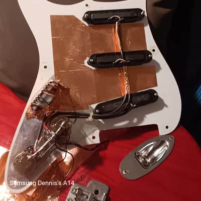 Moon Stratocaster 1987 - Red image 5
