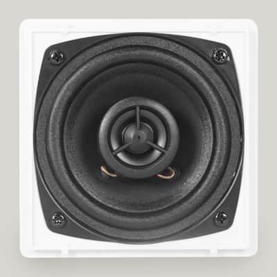 (6) Rockville Cube 3.5" 30w RMS White Home Theater Wall Speakers+Swivel Brackets image 8