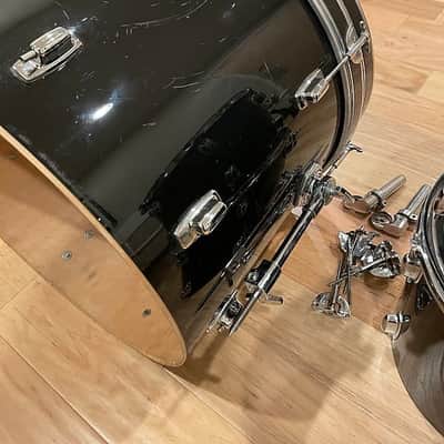 Ludwig 12/13/22 Rocker USA Drum Kit Set in Piano Black image 7