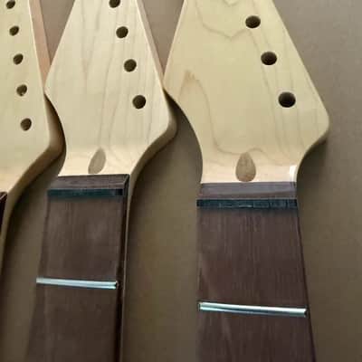 Reverse Head Electric Guitar Neck, 22-Frets image 1
