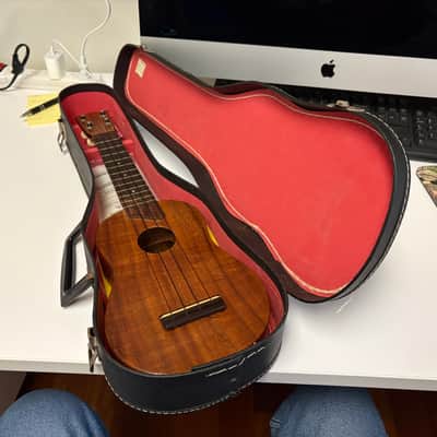 Kamaka HF-1 Soprano Ukulele — 1960s Vintage, Solid Koa, Authenticated image 1