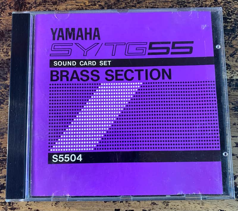 Yamaha Sound Card Set Brass Section S5504 for SY55 / TG55 ROM Card image 1