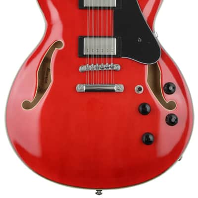 Ibanez Artcore AS7312 Semi-hollow Electric Guitar - Transparent Cherry Red image 2