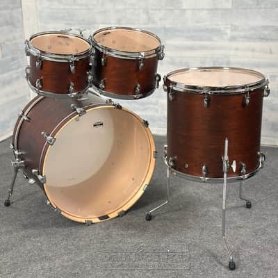 Yamaha Tour Custom Maple 4pc Drum Set 22/10/12/16 Chocolate Satin image 2