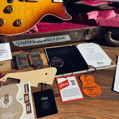 GIBSON LES PAUL 1959 MURPHY LAB HEAVY AGED image 11