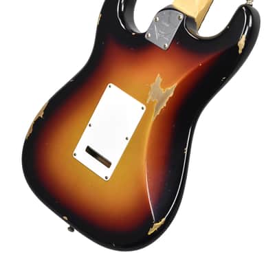 Fender Custom Shop Strat Pro 2025 Relic in 3-Color Sunburst image 8