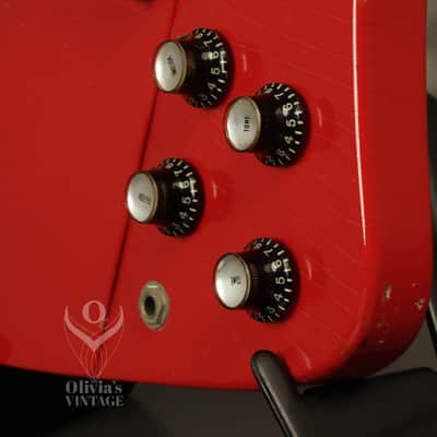 1965 Gibson reverse Firebird III w/non-reverse headstock original CARDINAL RED!! image 5