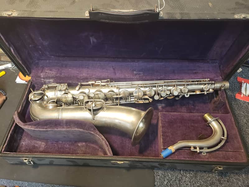 Wurlitzer C Melody Saxophone (Conn Stencil) silver image 1