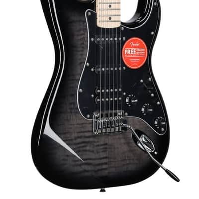 Squier Affinity Stratocaster FMT HSS Guitar Maple Neck Black Burst image 9