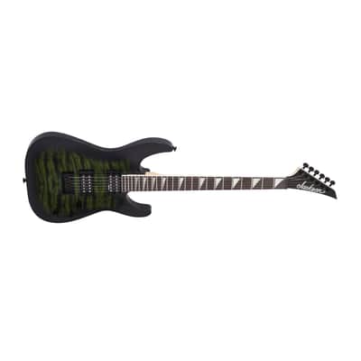 Jackson JS Series Dinky Arch Top JS32Q DKA HT Guitar (Transparent Green Burst) image 3