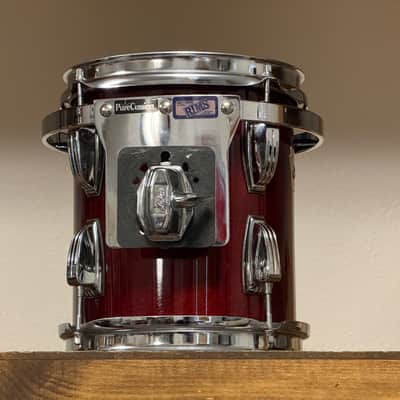1990's Ludwig 8" Cherry Lacquer 9x8 Classic Maple Rack Tom image 7