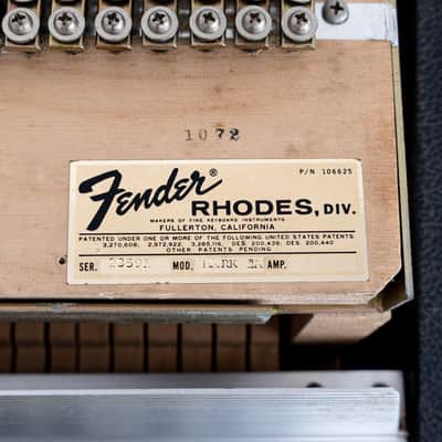 1972 Fender Rhodes Stage 73 Mk I Vintage Electric Piano w/ Legs & Pedal image 14