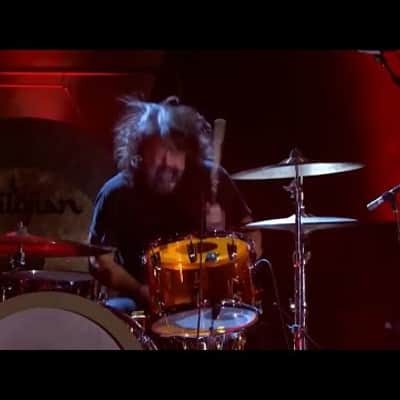 Quiet Riot, Frankie Banali's  2012 Kennedy Center Ludwig "Bonham" Amber  Vistalite Kit 14/16/18/26 image 4