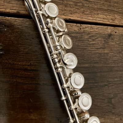 Armstrong Eb flute, RARE "Soprano Flute" silver image 7