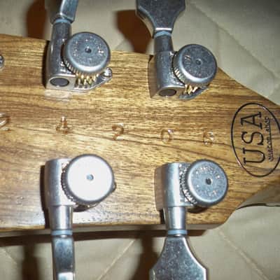 2024 USA Custom Shop Dunable Asteroid Flying V Black Limba Wenge Fretboard Hipshot 25.5 " Scale 7.6 lbs Coffin Case Hardware image 11