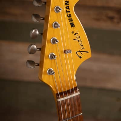 1993 Fender MG-69 Mustang - Vintage White image 8