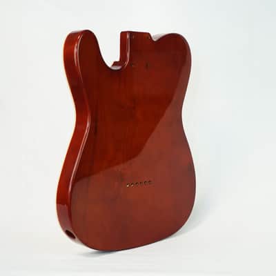 Crafter Series DIY Alder Tele Amber Quilted Maple Top with Binding image 7