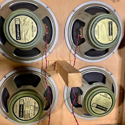 Marshall 1960B 4x12 Straight Cabinet: 1973, T1221s with pre-Rola Pulsonic "3" Cones image 14