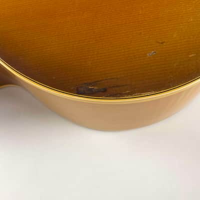 Gibson J-185 1957 - Sunburst Maple Back and sides, Spruce top Real Cannon! Original Brown Gibson Hardshell case. image 7